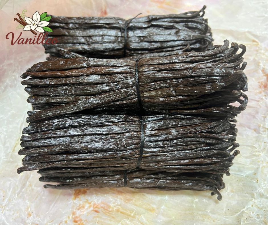 10 gousses de vanille Bourbon de Madagascar – 16 à 18 cm